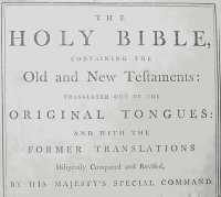 Bible Title Page